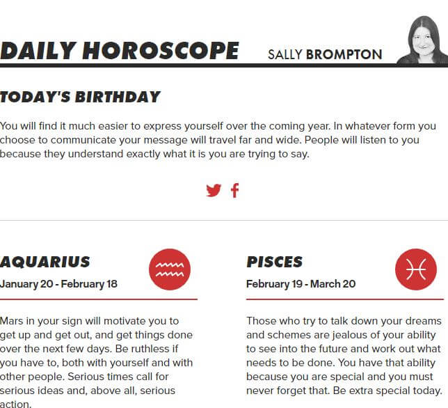Daily Horoscope | New York Post